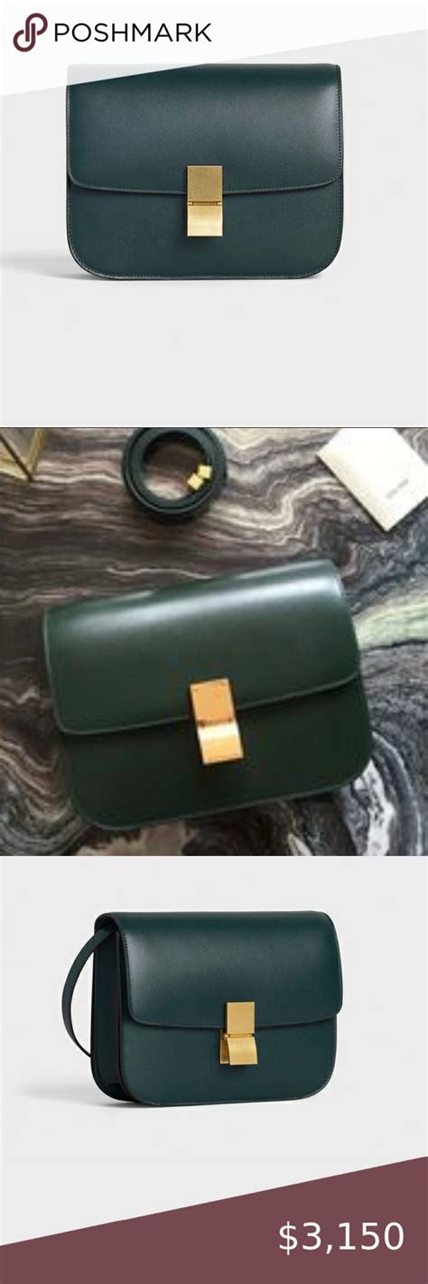 celine pop green box bag|celine box bag discontinued.